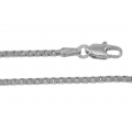 14Kt White Gold 8-sided Box Chain 024